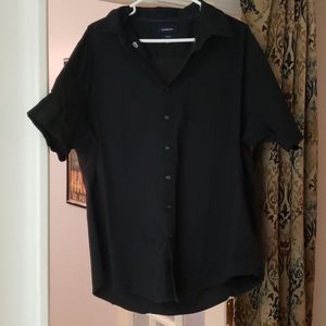 Croft & Barrow Black Button Down Shirt